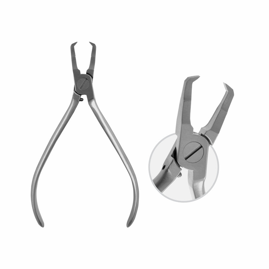 Bracket Removing Pliers,With Hard Metal Inserts.  Straight , 12.5 cm  (W-080-12) by Dr. Frigz