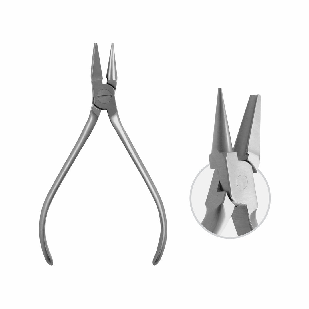 Loop Forming Pliers Maxi, Wire Thickness: Dia 0.8 mm , Hard , 13 cm  (W-086-13) by Dr. Frigz