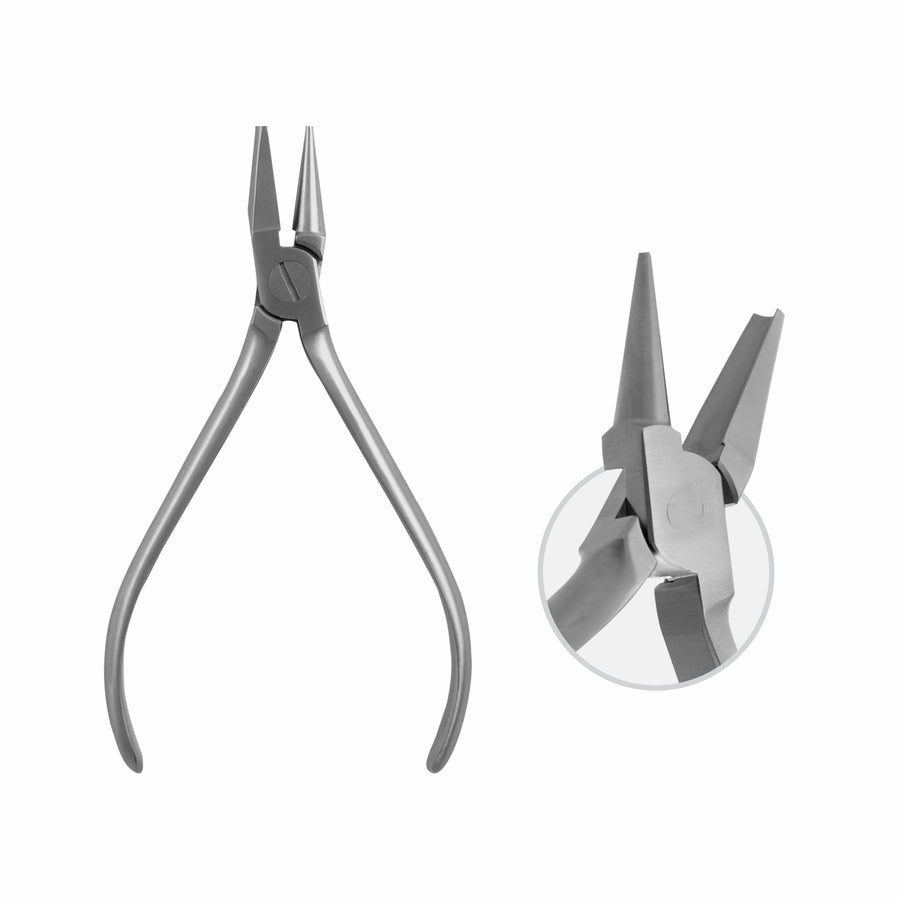 Loop Forming Pliers Medium, Wire Thickness: Dia 0.7 mm , Hard , 13 cm  (W-087-13) by Dr. Frigz