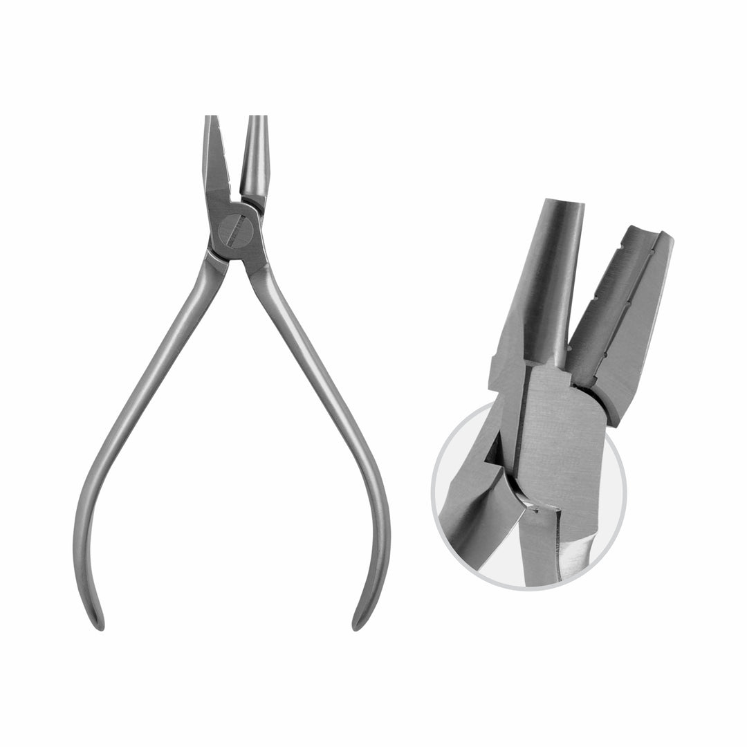 Ruhland Loop Forming Pliers Magnum, Wire Thickness: Dia 1.1 mm , Hard,12.5cm  (W-089-12) by Dr. Frigz
