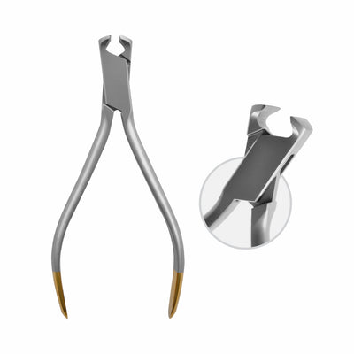 Front Wire Cutter With Hard Metal Insert , Hard Wire 1.00 Max , Fig .4,  14.5 mm  (W-102-14) by Dr. Frigz