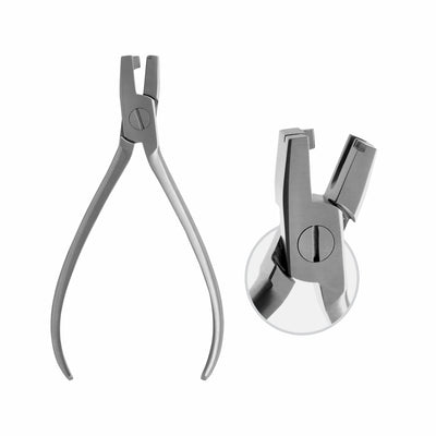 Nance Loop Closing Pliers For Bending Stop Loops And  Adams Clasps., Max .Wire Thickness Dia 0.7 mm , Hard,13.5cm  (W-111-13) by Dr. Frigz