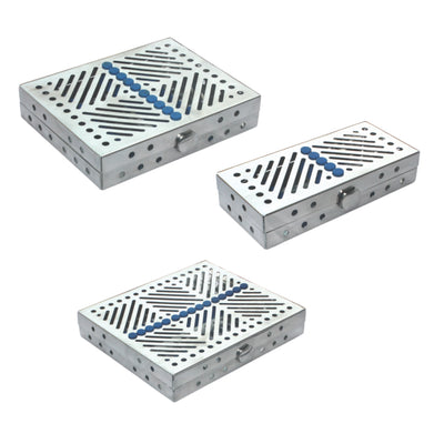 Instruments Cassettes 10 Piece Instruments Tray, Elongated Holes 180 X 145 X 35 mm (Y-020-02)