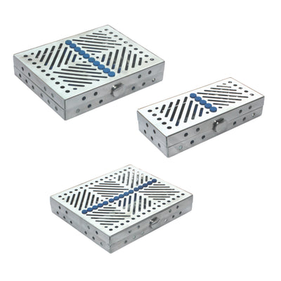 Instruments Cassettes 15 Piece Instruments Tray, Elongated Holes 210 X 180 X 35 mm (Y-021-03)