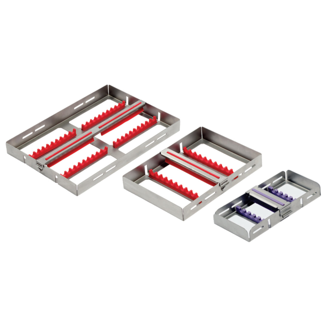 Instruments Cassettes 5 Piece Instruments Tray, Straightip Lock "H" Type 180 X 80 X 25 mm (Y-023-01) by Dr. Frigz