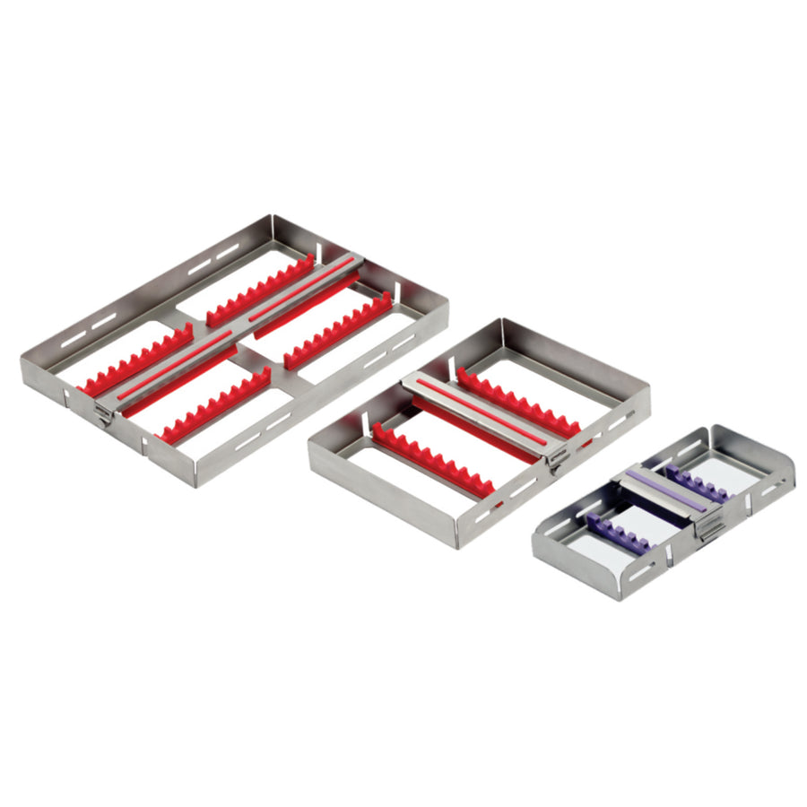 Instruments Cassettes 10 Piece Instruments Tray, Straightip Lock "H" Type 180 X 130 X 25 mm (Y-024-02) by Dr. Frigz