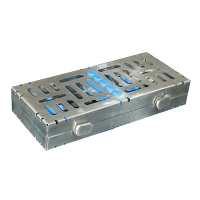 Instruments Cassettes 10 Piece Instruments Tray, Elongated Capsules 142 X 182 X 32 mm (Y-030-02) by Dr. Frigz